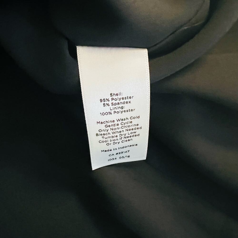 Talbots Cheetah Printed Sleeveless Sheath Dress Size 8 Petite Black Ivory - Picture 5 of 8